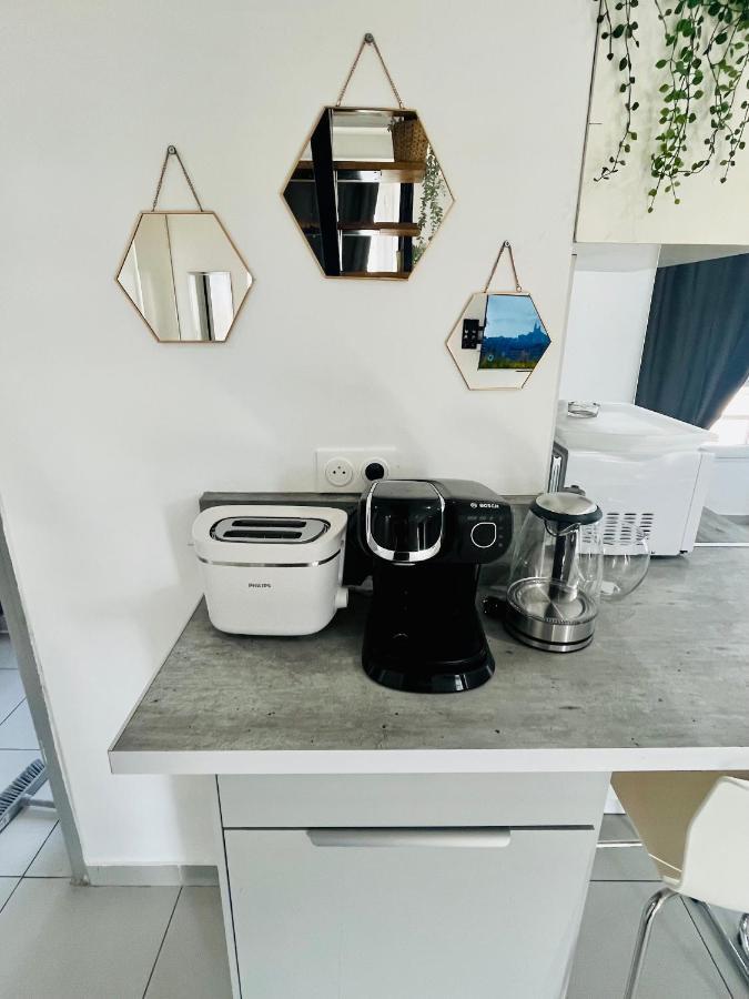 Superbe Duplex Design Neuf 2 Chambres, Climatise Tout Confort, Facile D,Acces Stationnement Gratuit Marsilya Dış mekan fotoğraf